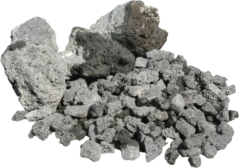 Présentation du matériau pouzzolane noire fiche