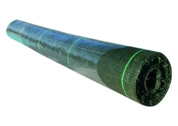 Présentation du matériau toile tissee verte fiche